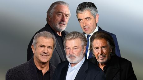 Rouan Etkinson, Al Paćino, Robert De Niro, Mel Gibson, Alek Boldvin