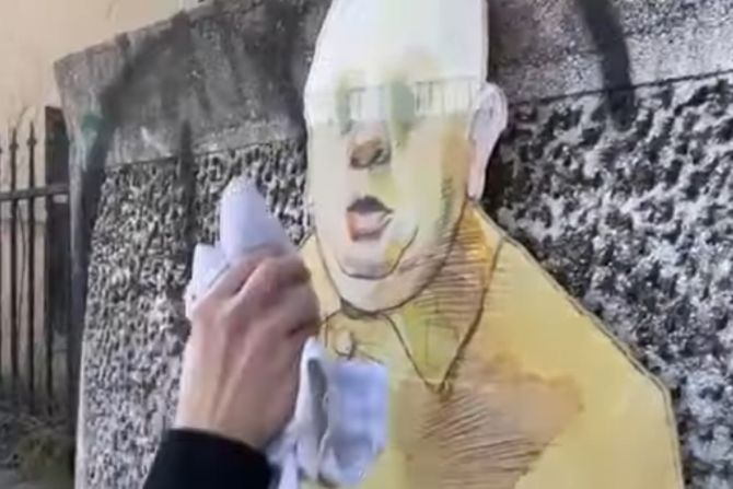 branko ćopić, mural, oskrnavljen mural branko ćopić, mural, oskrnavljen mural