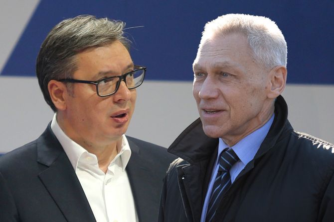 Aleksandar Vučić i Bocan Harčenko