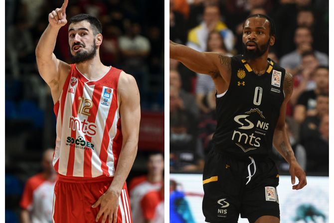 Nikola Kalinić, Kevin Panter, KK Crvena zvezda, KK Partizan