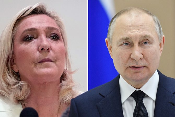 Marin Le Pen, Vladimir Putin