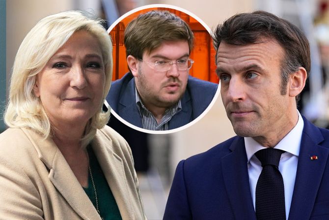 Marin Le Pen, Emanuel Makron, Predraga Rajića