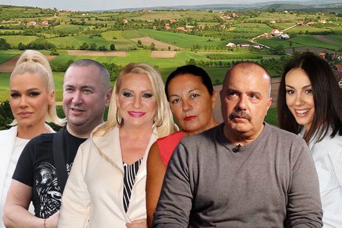 Nikola Kojo, Sloboda Mićalović, Ljiljana Blagojević, Vesna Zmijanac, Đani, Natasa Bekvalac, selo