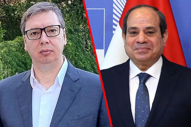 Aleksandar Vučić Predsednik Egipat Abdel Fatah Saed Husein Kalil El Sisi