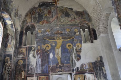 Freske, Raspeće, Isus Hrist, Manastir Studenica