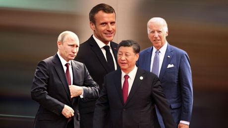 Makron, Bajden, Putin, Si Đinping