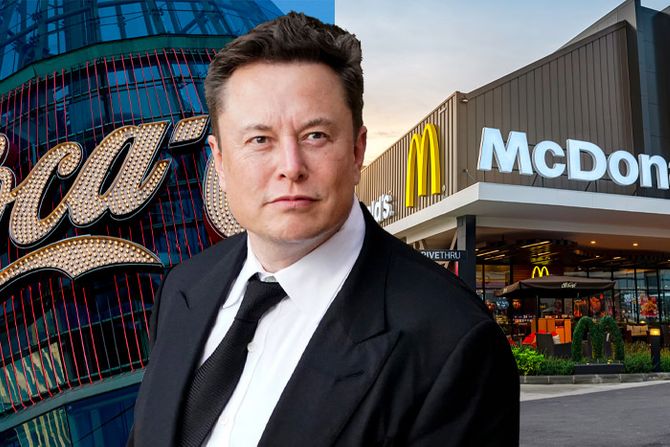 Elon Musk, Ilon Mask, Koka Kola, Mc Donalds