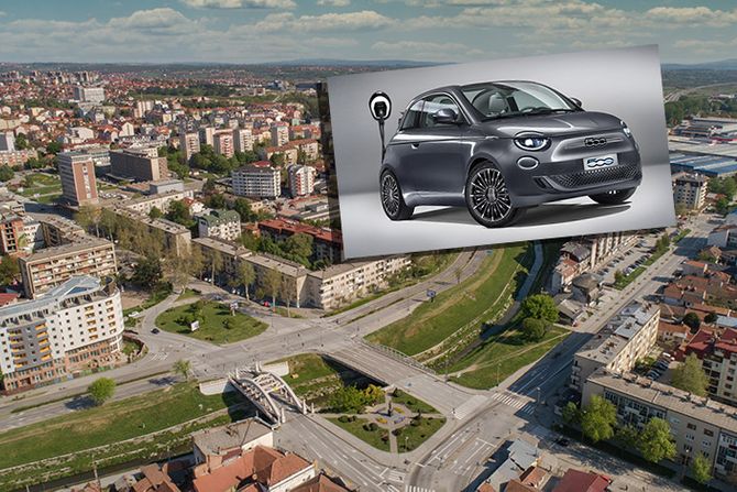 kragujevac fiat fijat 500 electrik električni ev