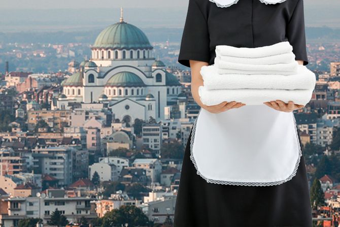 Beograd panorama Hram Svetog Save, sobarica spremačica stanovi Beograd panorama Hram Svetog Save, sobarica spremačica stanovi