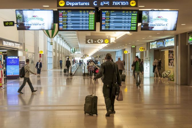 Ben Gurion,  aerodrom  Tel Aviv, Izrael