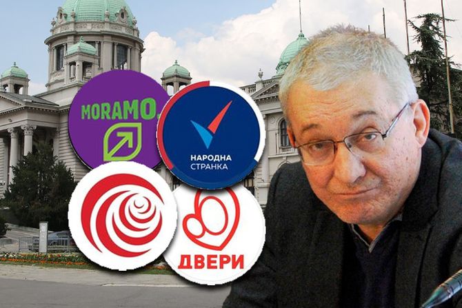 Skupstina Srbije, Dveri, Narodna stranka, SSP, Zavetnici i izdvojen Zoran Ostojić