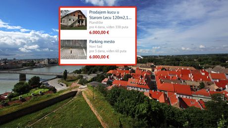 Novi Sad cene nekretnina oglas