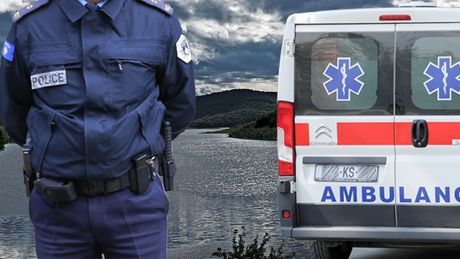 Kosovo, Gračaničko jezero kosovska hitna i policija