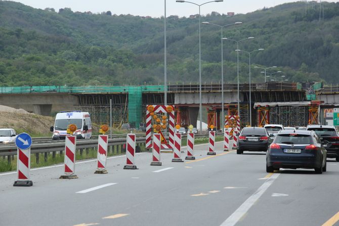 Auto put, Obilaznica oko Beograda kod Bubanj potoka