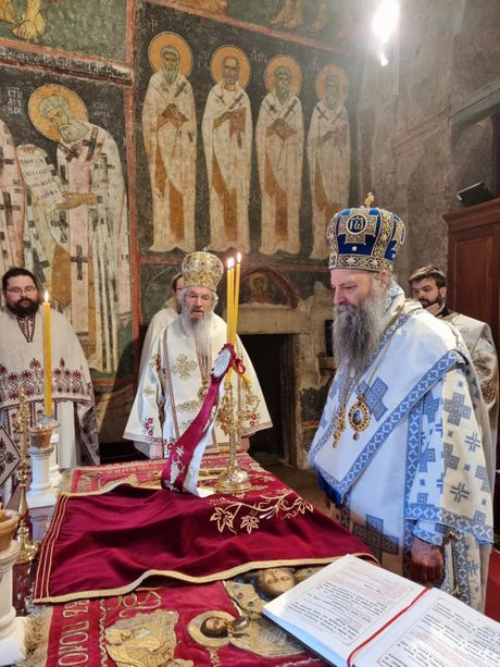 Patrijarh Porfirije Bogosluženje Pećka patrijaršija