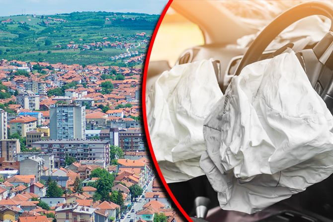 Prokuplje saobraćajni udes nesreća vazdušni jastuk air bag