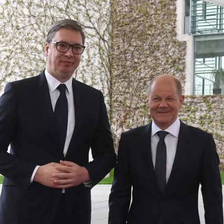 Vučić sa Šolcom Vučić sa Šolcom