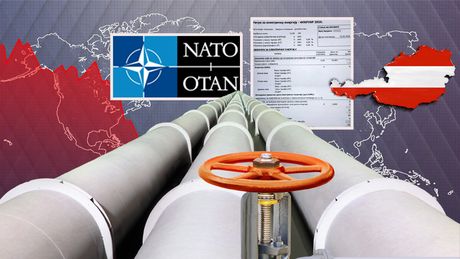 Ekonomska kriza recesija Austrija mapa karta zastava, gasovod, cene računi, NATO