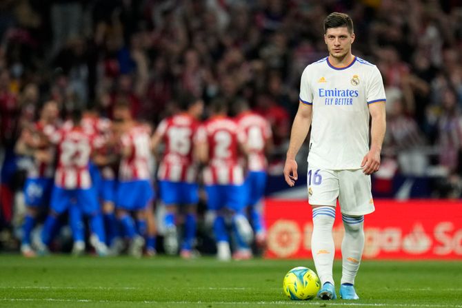 Luka Jović dobio minute protiv Atletiko Madrida Luka Jović dobio minute protiv Atletiko Madrida