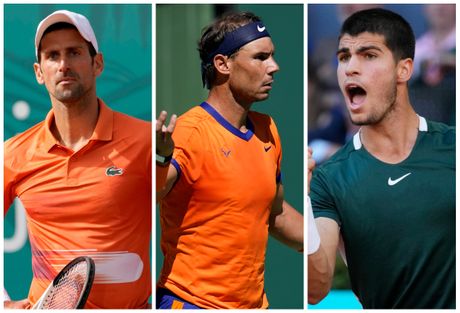 Novak Đoković, Rafael Nadal, Karlos Alkaraz Novak Đoković, Rafael Nadal, Karlos Alkaraz