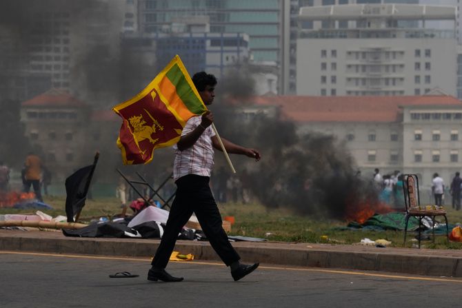 Šri Lanka, protest