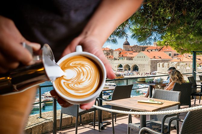 Dubrovnik, kafa