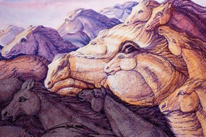 Octavio Ocampo, optička iluzija Octavio Ocampo, optička iluzija