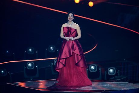 Laura Pausini voditeljka Evrovizije Evrovizija Eurosong 2022 Torino Italija
