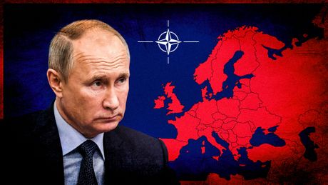 Putin, Evropa, NATO, mapa