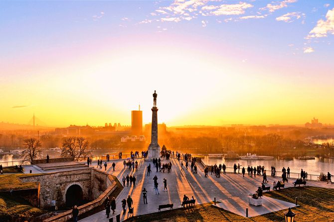 Kalemegdan, Beograd, tvrđava, Kalemegdanska tvrđava, Skadarlija