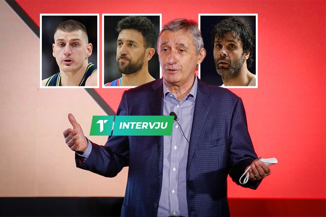 Svetislav Pešić, Nikola Jokić, Miloš Teodosić i Vasilije Micić