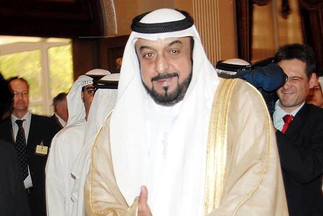 Sheikh  Khalifa bin Zayed šeik Halifa predsednik UAE