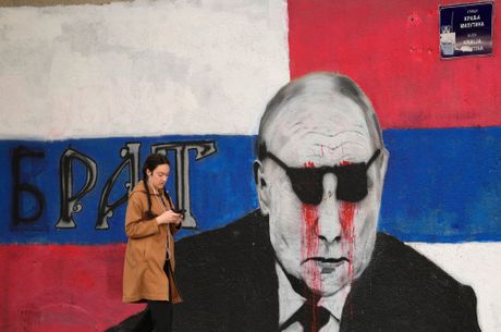 Putin bilbord Srbija Beograd