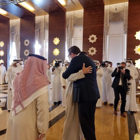 Predsednik UAE šeik Mohamed bin Zayed Al Nahyan, Aleksandar Vučić