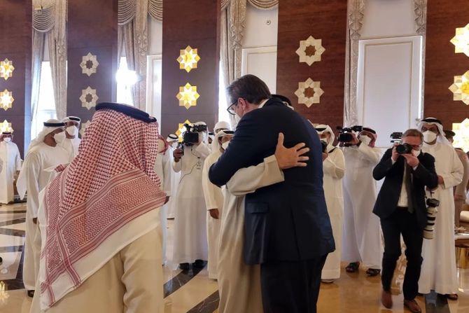 Predsednik UAE šeik Mohamed bin Zayed Al Nahyan, Aleksandar Vučić