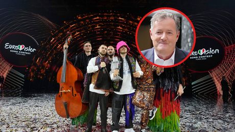Piers Morgan i pobednici Evrovizije Kalush orchestra
