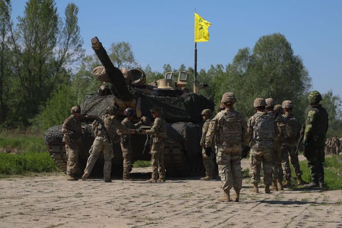 Kodno ime ''Jež''NATO vojna vježba, najveća ikad na Baltiku, Abrams tenk