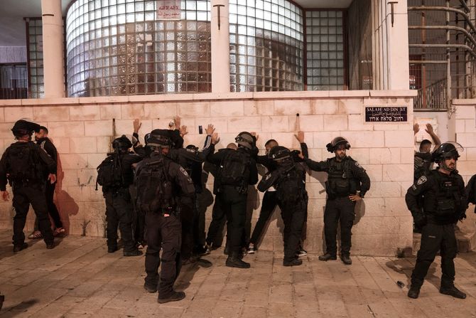 Sukob palestinaca i policije, Izrael