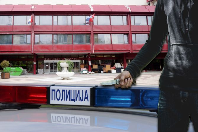 Ekonomski fakultet tuča nož policija