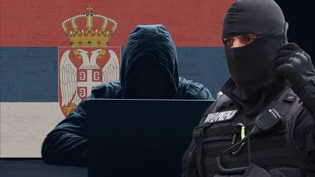 haker, iza mapa Srbije, pripadnik žandarmerije