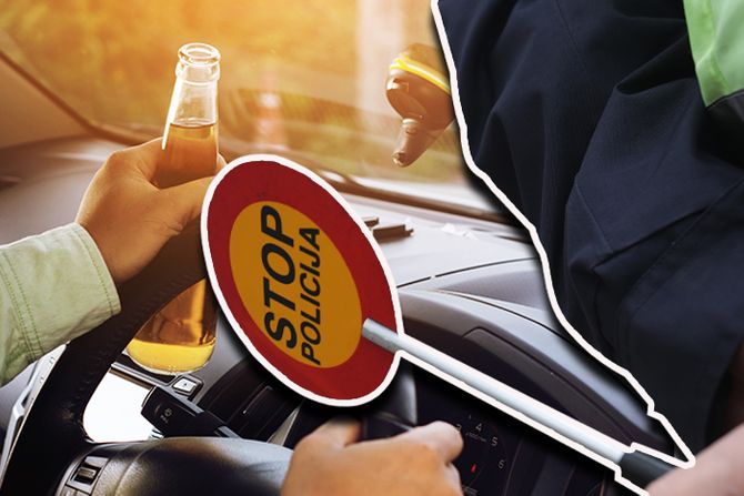 Vozač alkohol pijan saobraćaj policija hapšenje Vozač alkohol pijan saobraćaj policija hapšenje