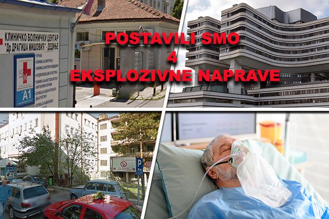 Bolnice VMA Dragiša Mišović KBC Zvezdara bombe eksplozivne naprave novi fičer 2