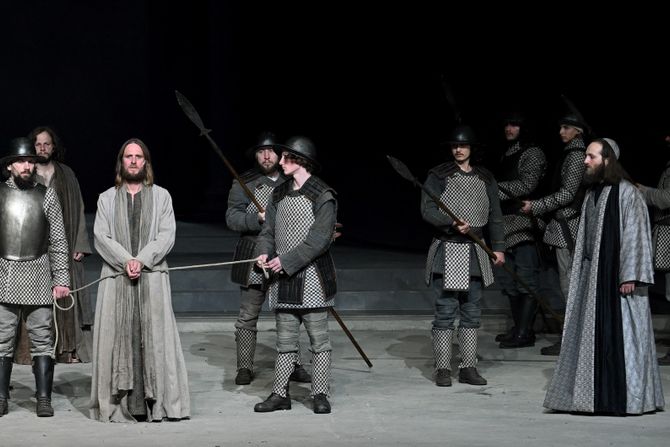 Nemačka grad teatar pozorište predstava Obermergau Oberammergau Pasija Passion Play