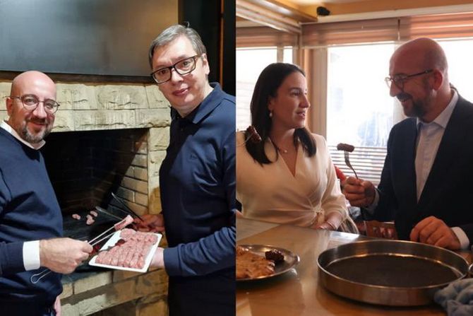 Čarls Majkl, Aleksandar Vučić, Bendžamina Karić Čarls Majkl, Aleksandar Vučić, Bendžamina Karić