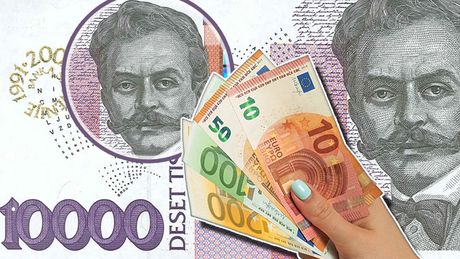 Slovenija novac tolar tolarjev 10000
