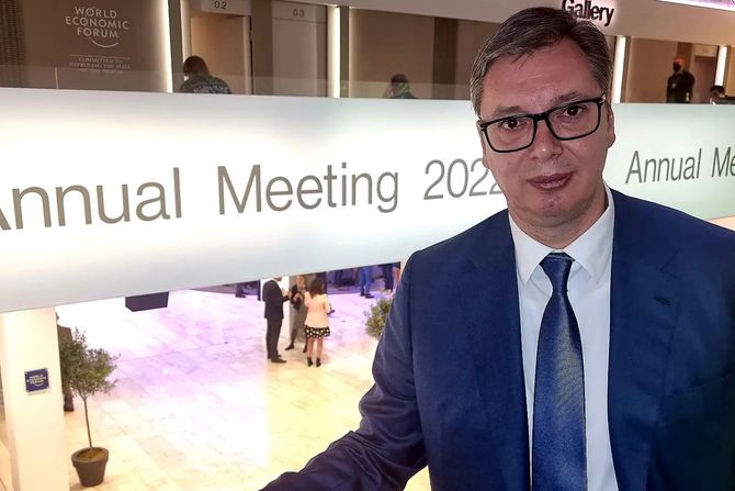 Aleksandar Vučić, Davos