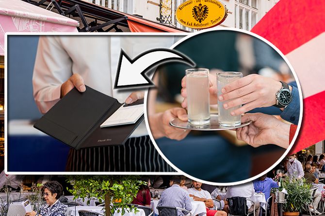 Austrija kafe voda račun Austrija kafe voda račun