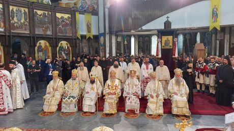 Liturgija u Sabornom hramu u Skoplju u Makedoniji