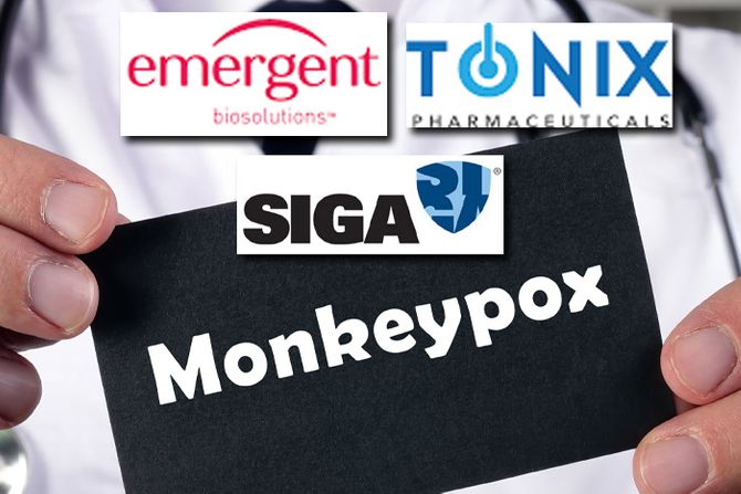 Siga, Emergent Biosolutions, Tonix Pharmaceuticals, Majmunske boginje