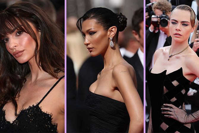 Cara Delevingne, Bella Hadid, Emily Ratajkowski Cara Delevingne, Bella Hadid, Emily Ratajkowski